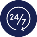 Available 24/7 for Clients